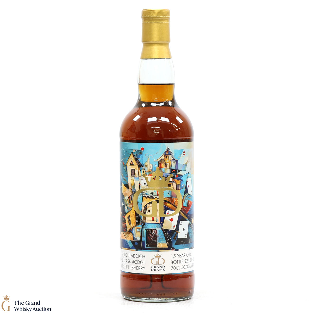 Bruichladdich - 15 Year Old Single Sherry Cask #GD01 - Grand Drams 