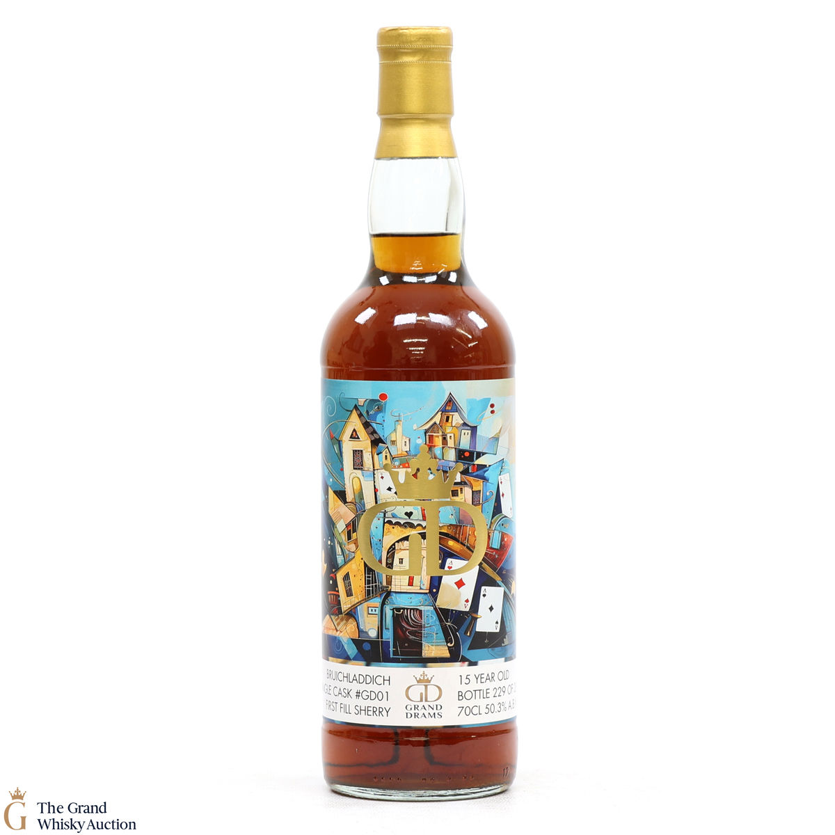 Bruichladdich - 15 Year Old Single Sherry Cask #GD01 - Grand Drams 
