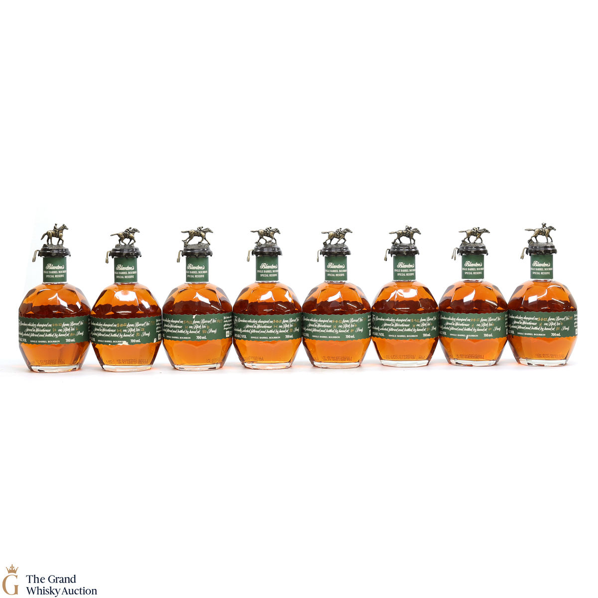 Blanton's - Special Reserve Dumped 2022 - Complete Stopper Collection (8 x 70cl)