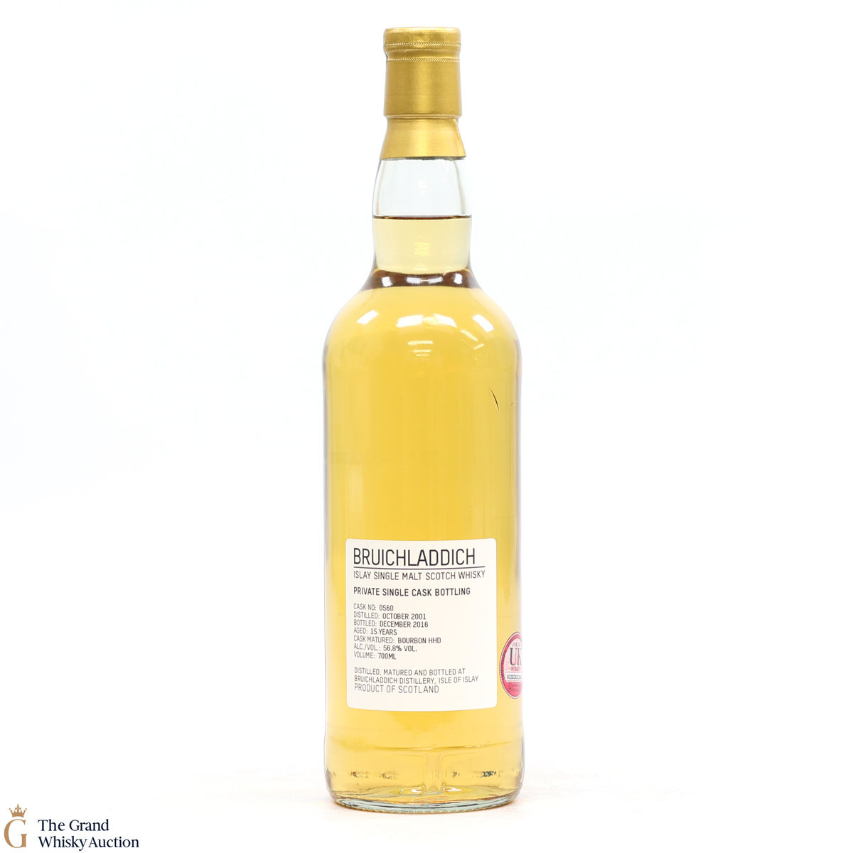 Bruichladdich -  15 Year Old - Private Cask #0560