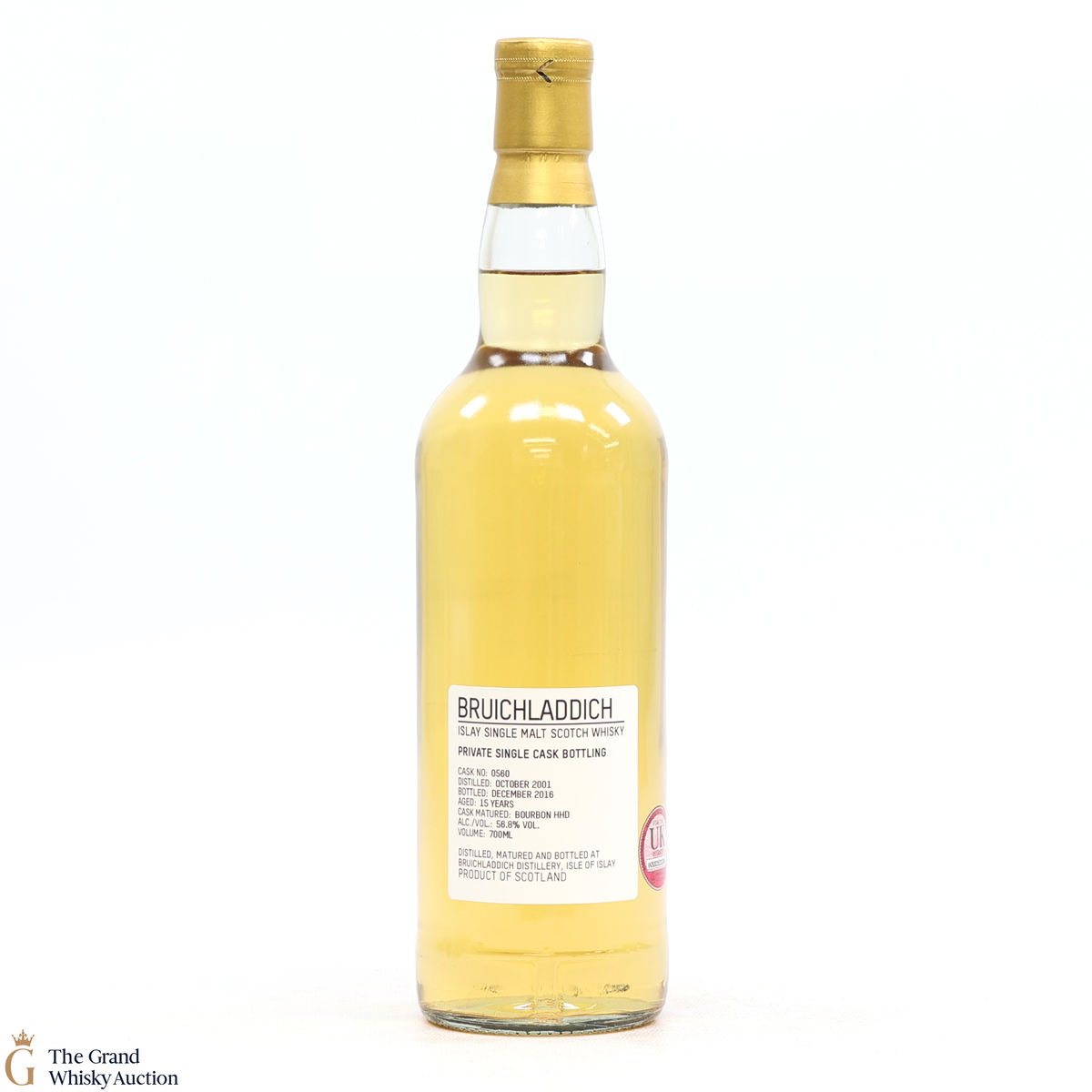 Bruichladdich -  15 Year Old - Private Cask #0560