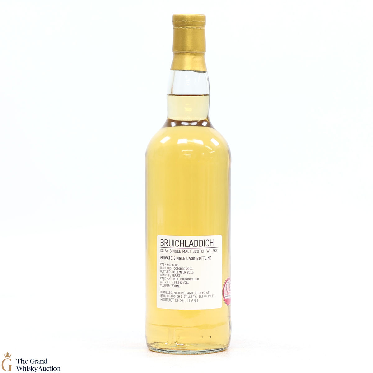 Bruichladdich -  15 Year Old - Private Cask #0560