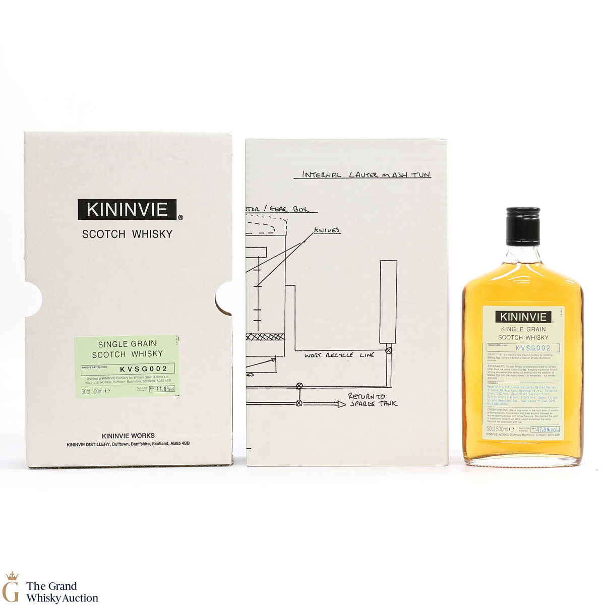 Kininvie - Works Single Grain Batch #KVSG002 (50cl)