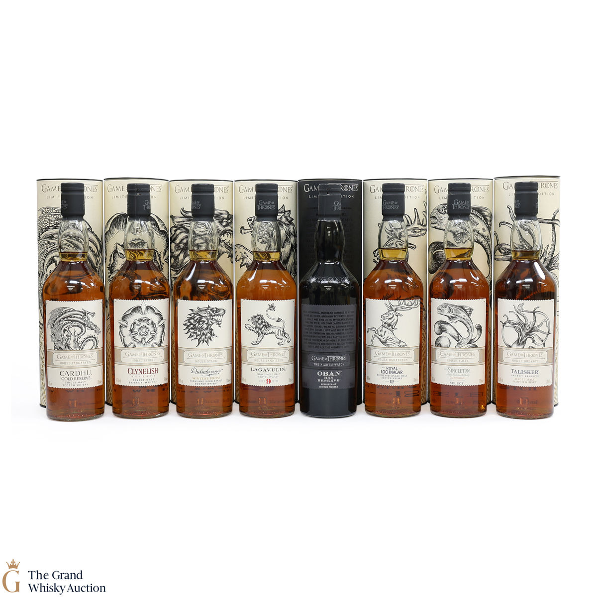 Game of Thrones - Limited Editions - 8 x 70cl