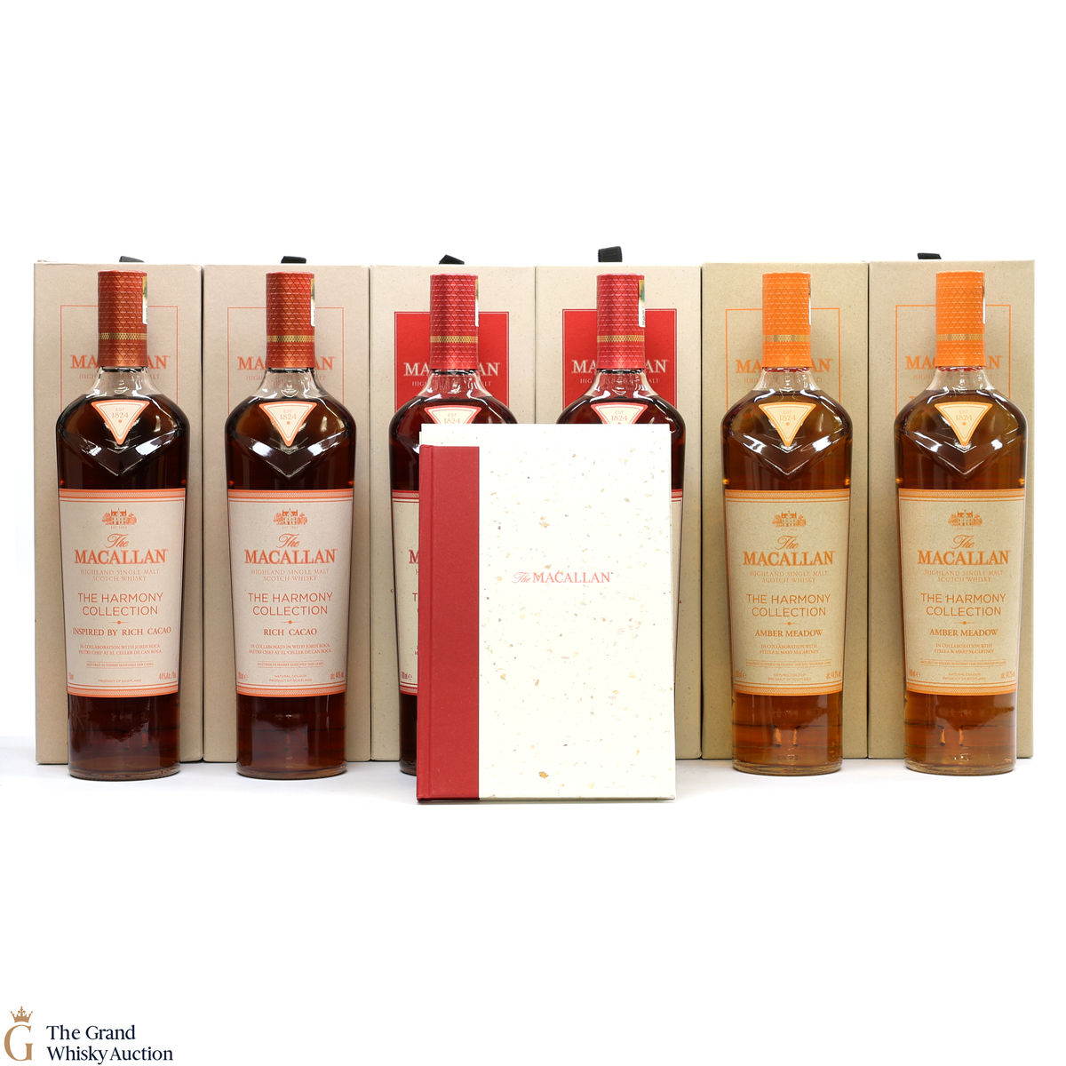 Macallan - The Harmony Collection - Rich Cacao, Intense Arabica & Amber Meadow & Notebook (6 x 70cl)
