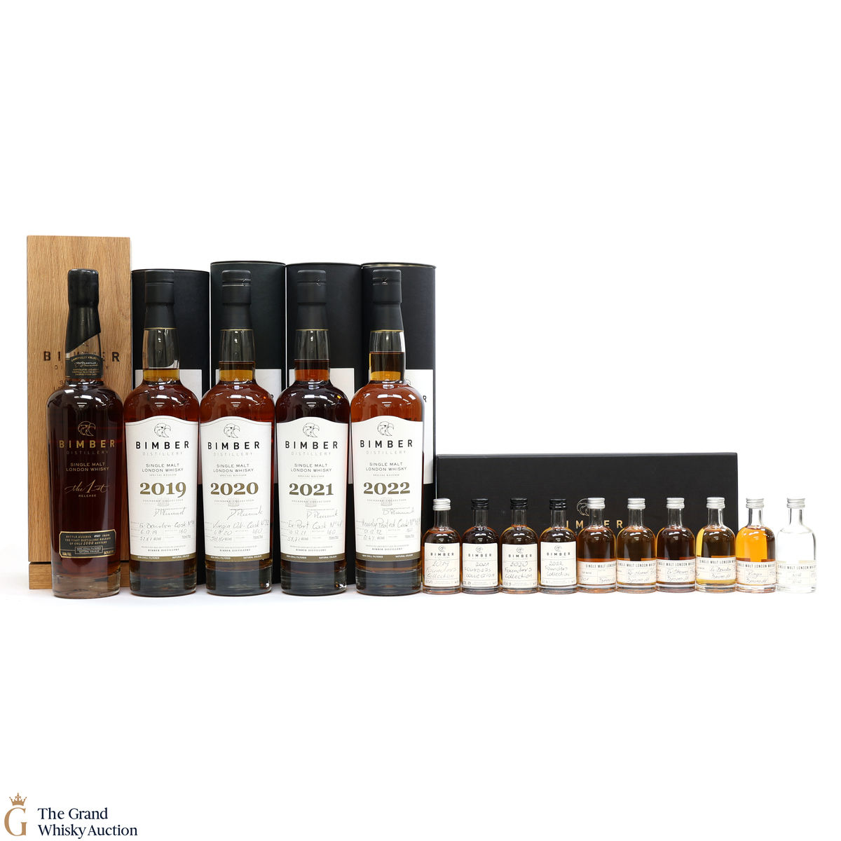 Bimber - Founder’s Collection, Sample Set & 1st Release London Single Malt (5 x 70cl & 10 x 5cl)