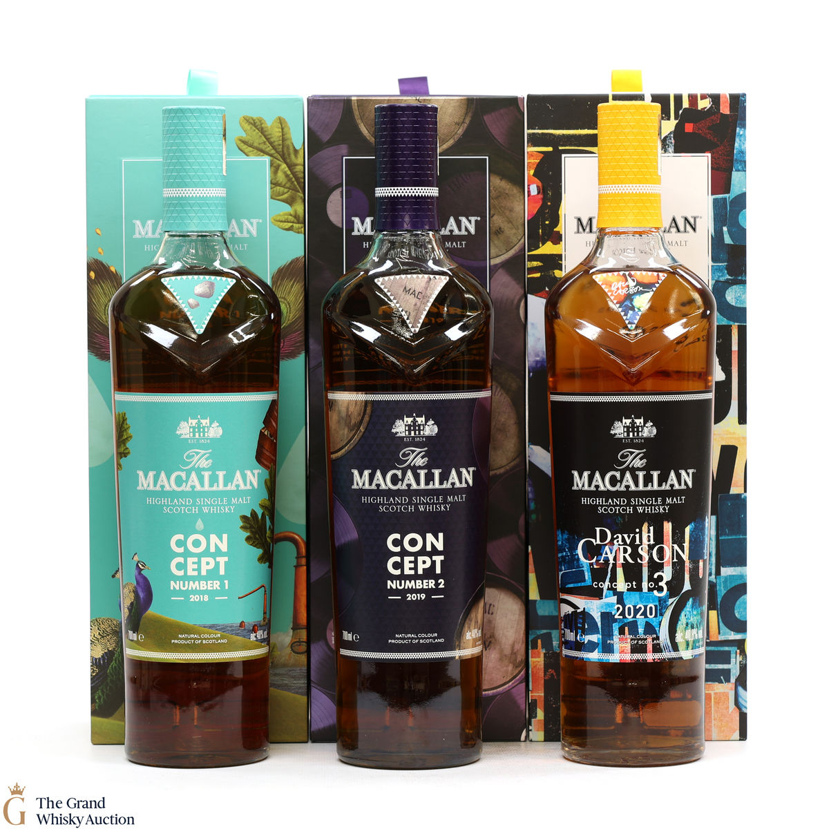 Macallan - Concept No.1, No.2 + No.3 (3 x 70cl)