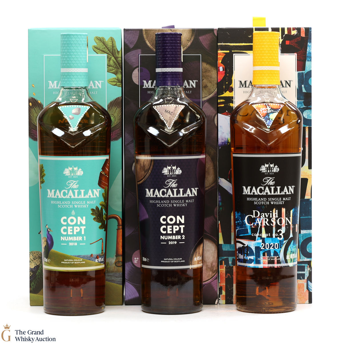 Macallan - Concept No.1, No.2 + No.3 (3 x 70cl)