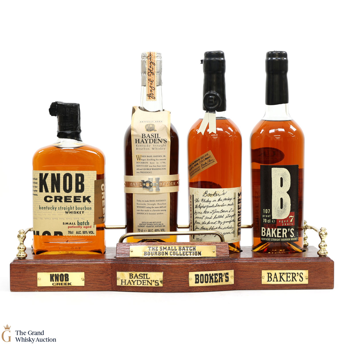 The Small Batch Bourbon Collection (4 x 70cl) & Display Stand