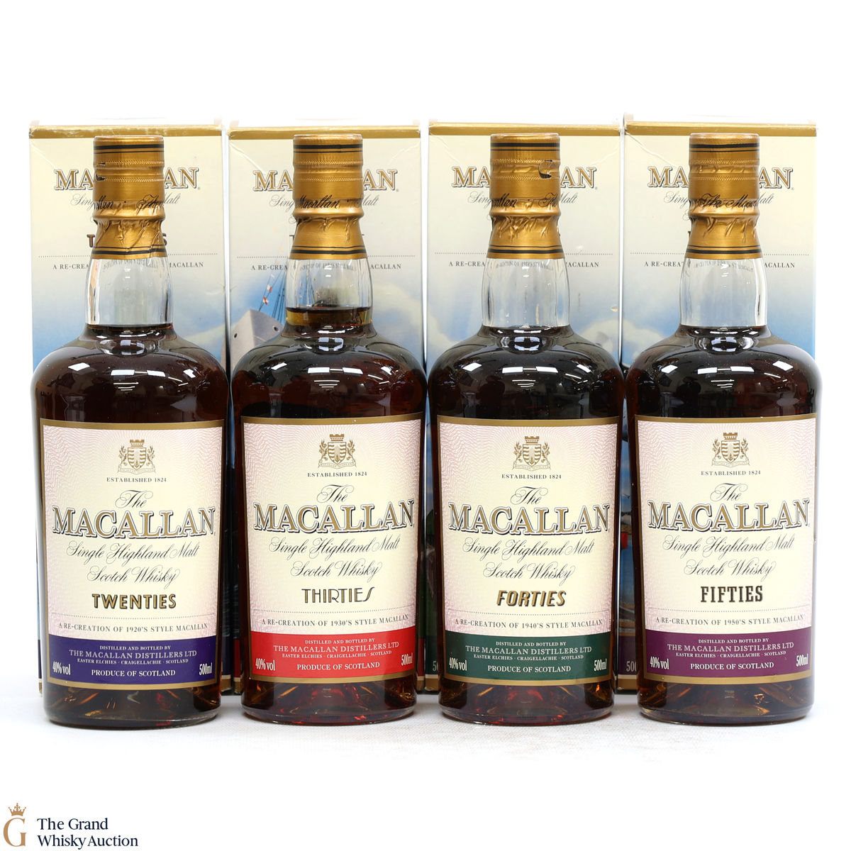 Macallan - Travel Decades Series (4 x 50cl)