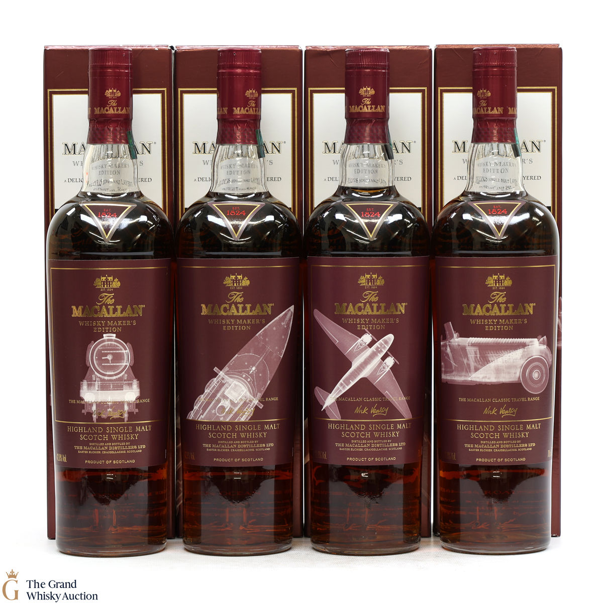 Macallan - Whisky Maker's Edition - Classic Travel Range (4 x 70cl)