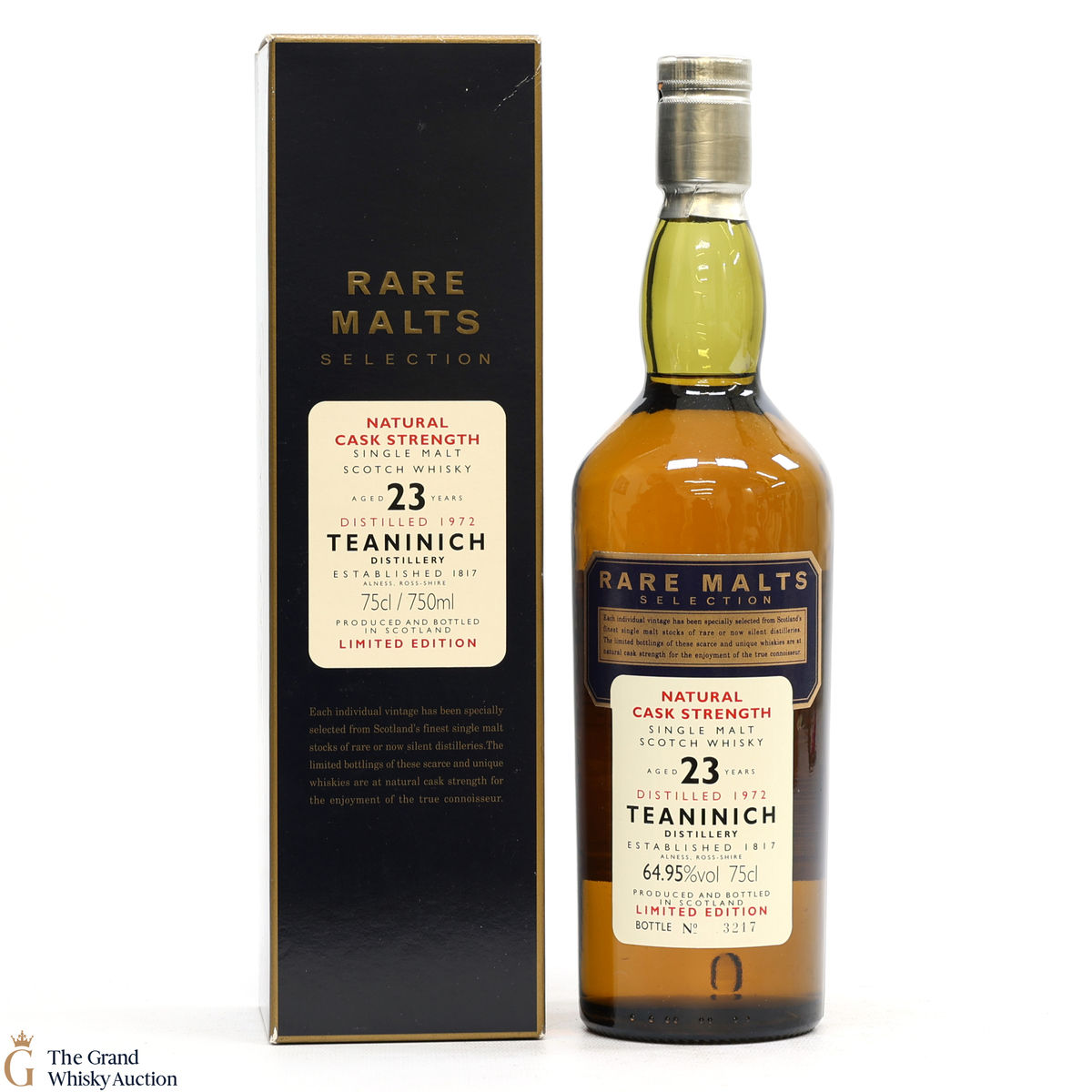 Teaninich - 23 Year Old 1972 - Rare Malts 64.95% (75cl)