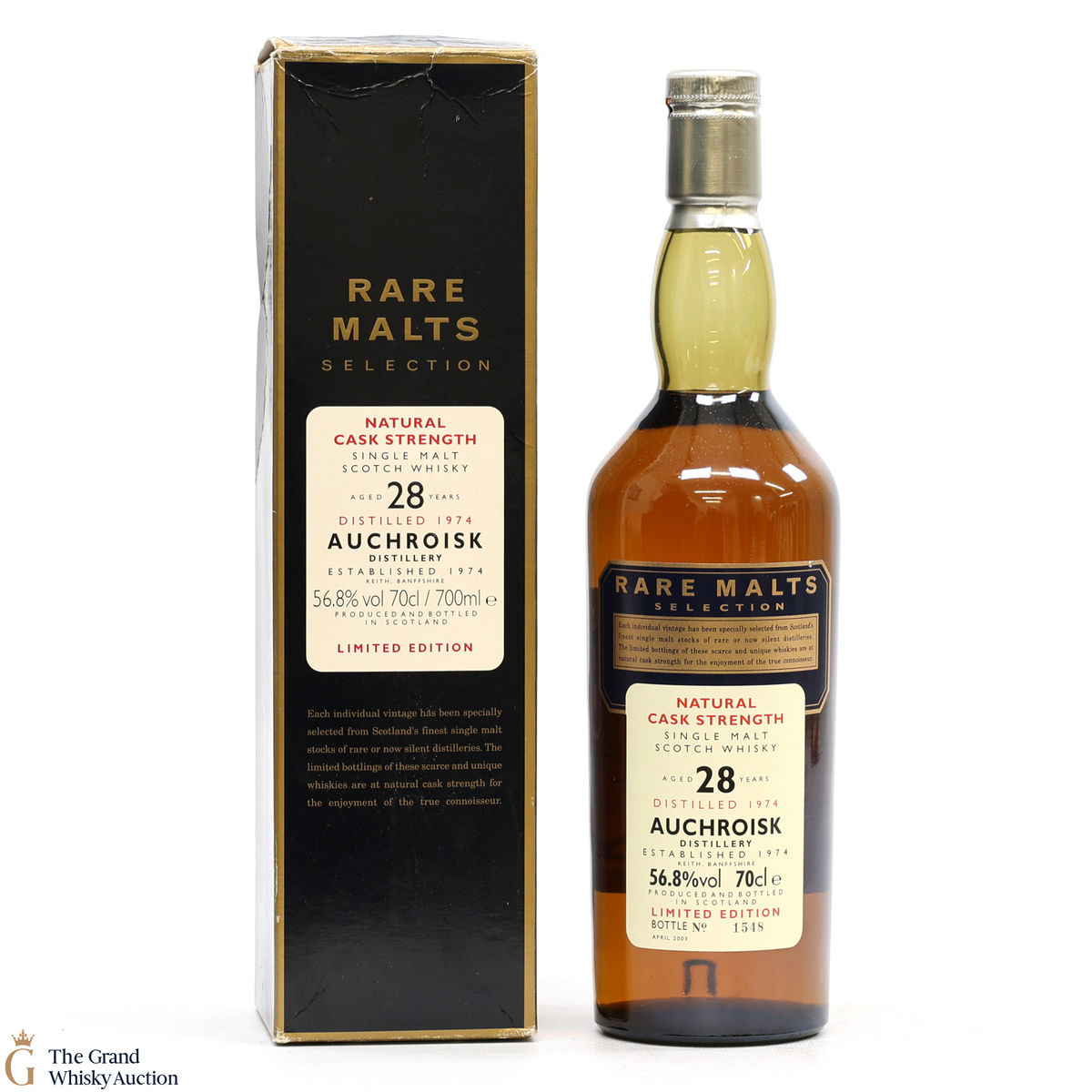 Auchroisk - 28 Year Old 1974 - Rare Malts 56.8%