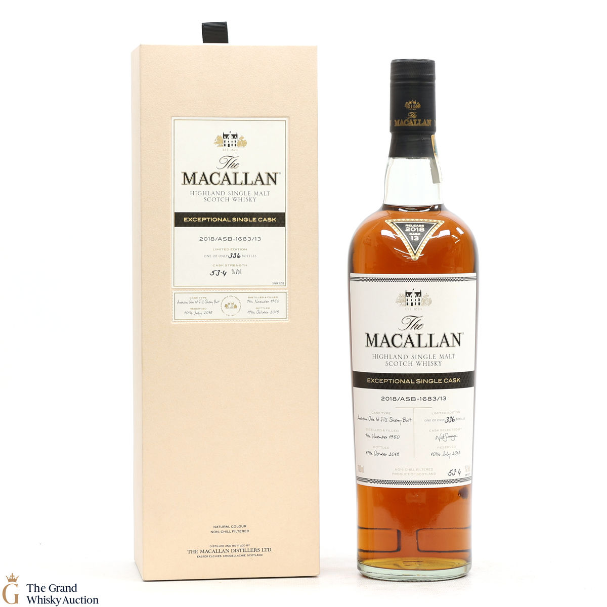Macallan - 1950 Exceptional Cask 67 Year Old #1683-13