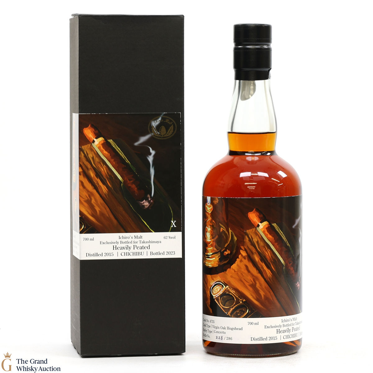 Chichibu - 2015 Heavily Peated - Single Cask #4735 - Takashimaya