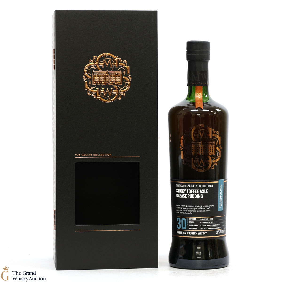 Springbank - 30 Year Old 1993 - SMWS 27.114 Sticky Toffee Axle Grease Pudding