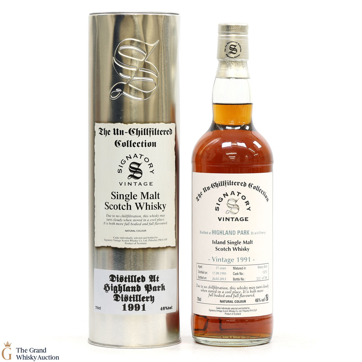 Highland Park - 21 Year Old 1991 - Signatory Un-Chillfiltered Collection