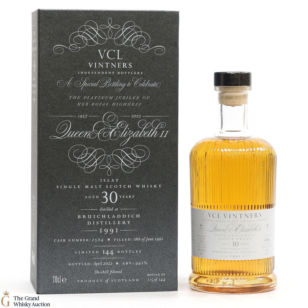 Bruichladdich - 30 Year Old 1991 - Platinum Jubilee - VCL Vintners