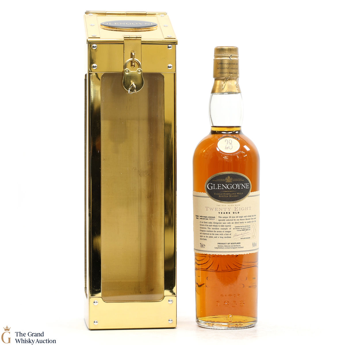 Glengoyne - 28 Year Old - Brass Safe Spirit