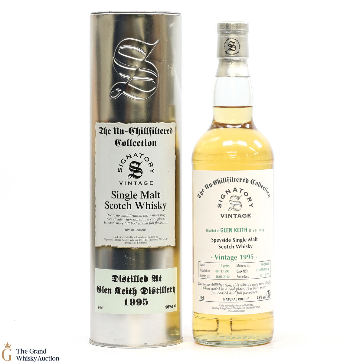 Glen Keith - 16 Year Old 1995 - Signatory Un-Chillfiltered Collection