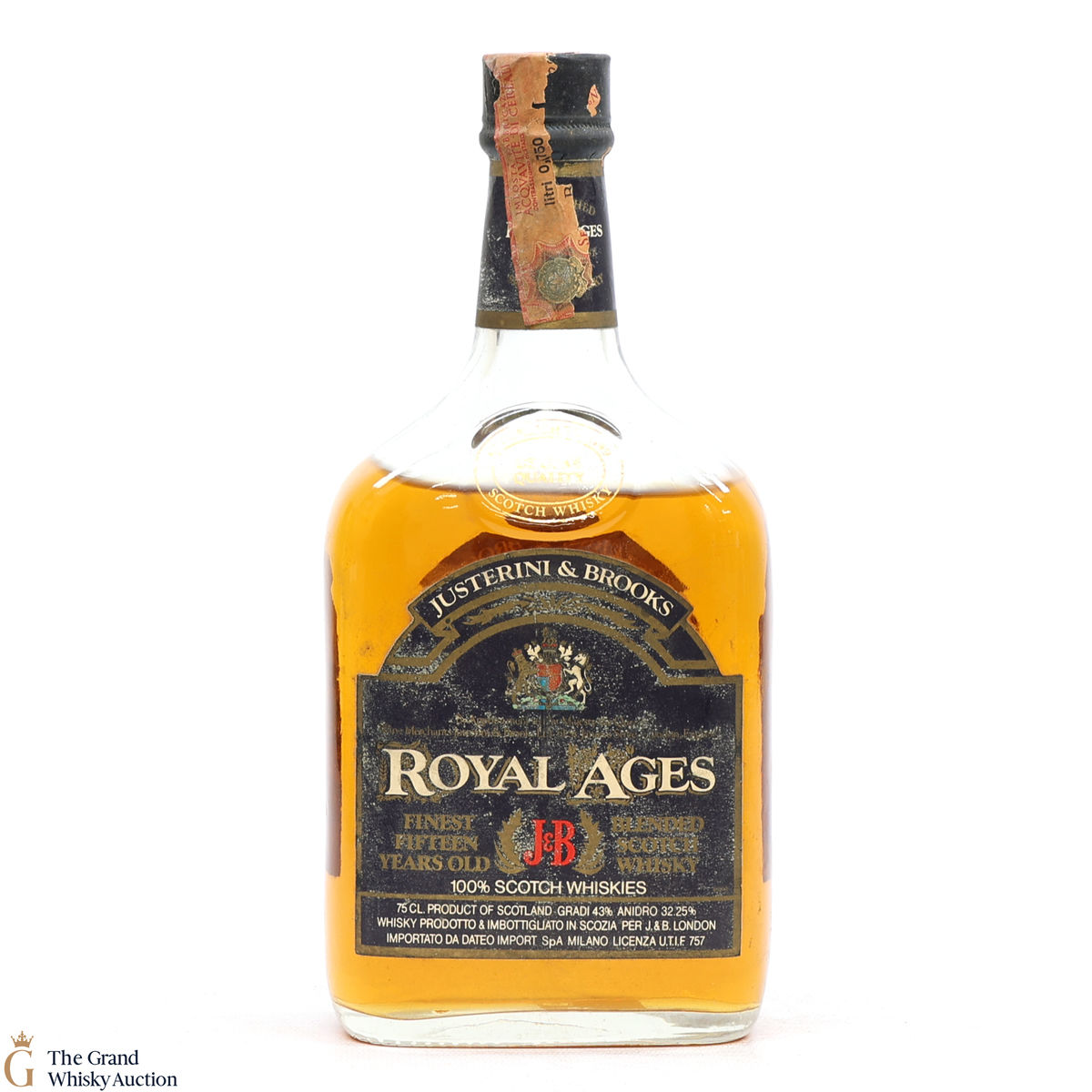 J&B - 15 Year Old - Royal Ages De Luxe (1980s) 75cl