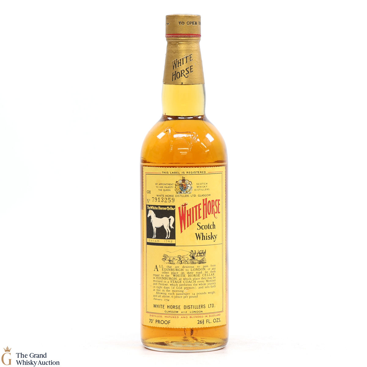 White Horse - (1960s) 26 2/3 FL. OZS.