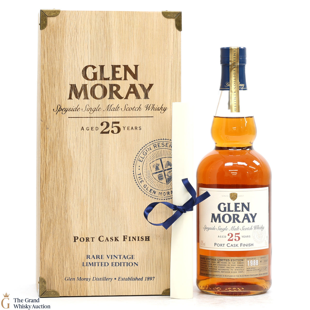 Glen Moray - 25 Year Old Vintage 1988 - Port Cask Finish