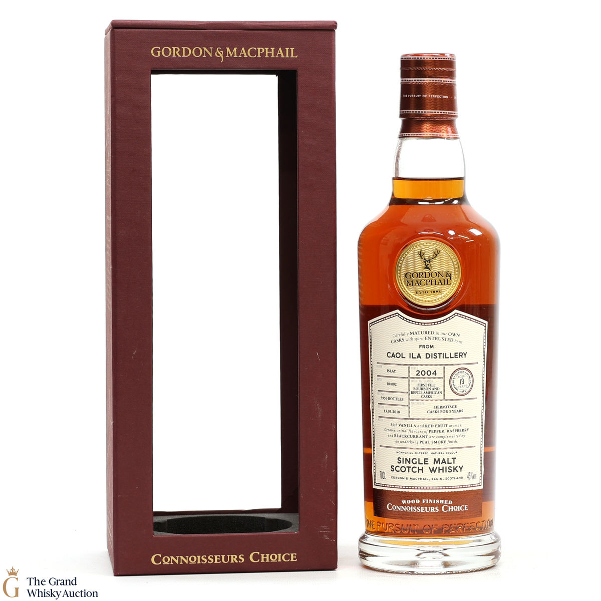 Caol Ila - 13 Year Old 2004 - G&M - Wood Finished - Connoisseurs Choice