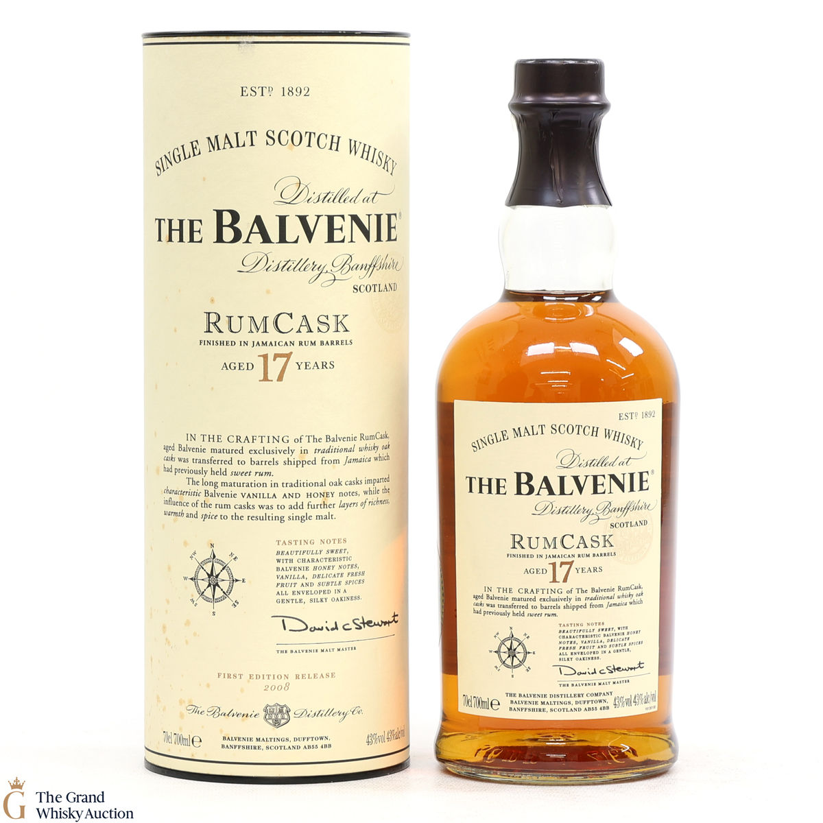Balvenie - 17 Year Old - Rum Cask First Edition 2008