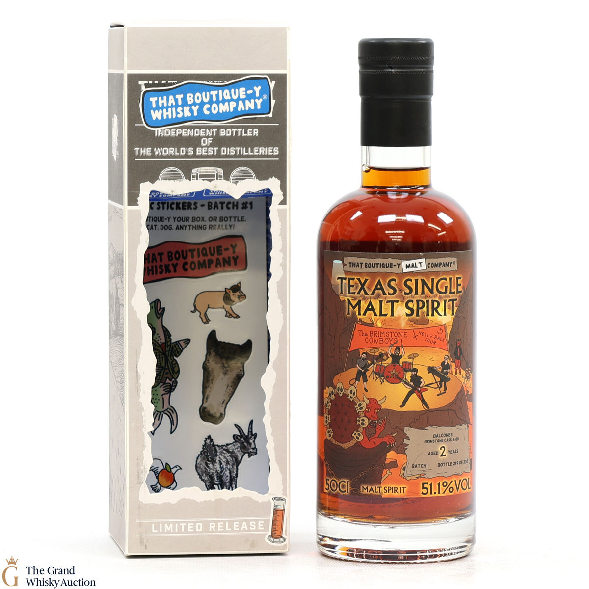 Balcones - 2 Year Old - That Boutique-y Whisky Company Batch #1 (50cl)