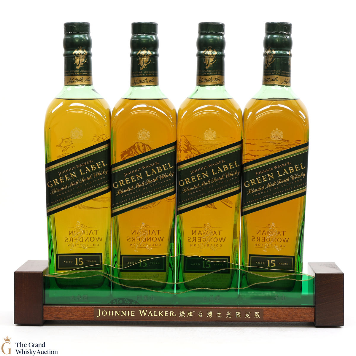 Johnnie Walker - 15 Year Old - Green Label Taiwan Wonders (4 x 70cl)