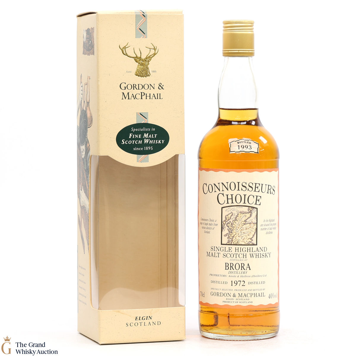 Brora - 1972  Bottled 1993 - Gordon & Macphail - Connoisseurs Choice