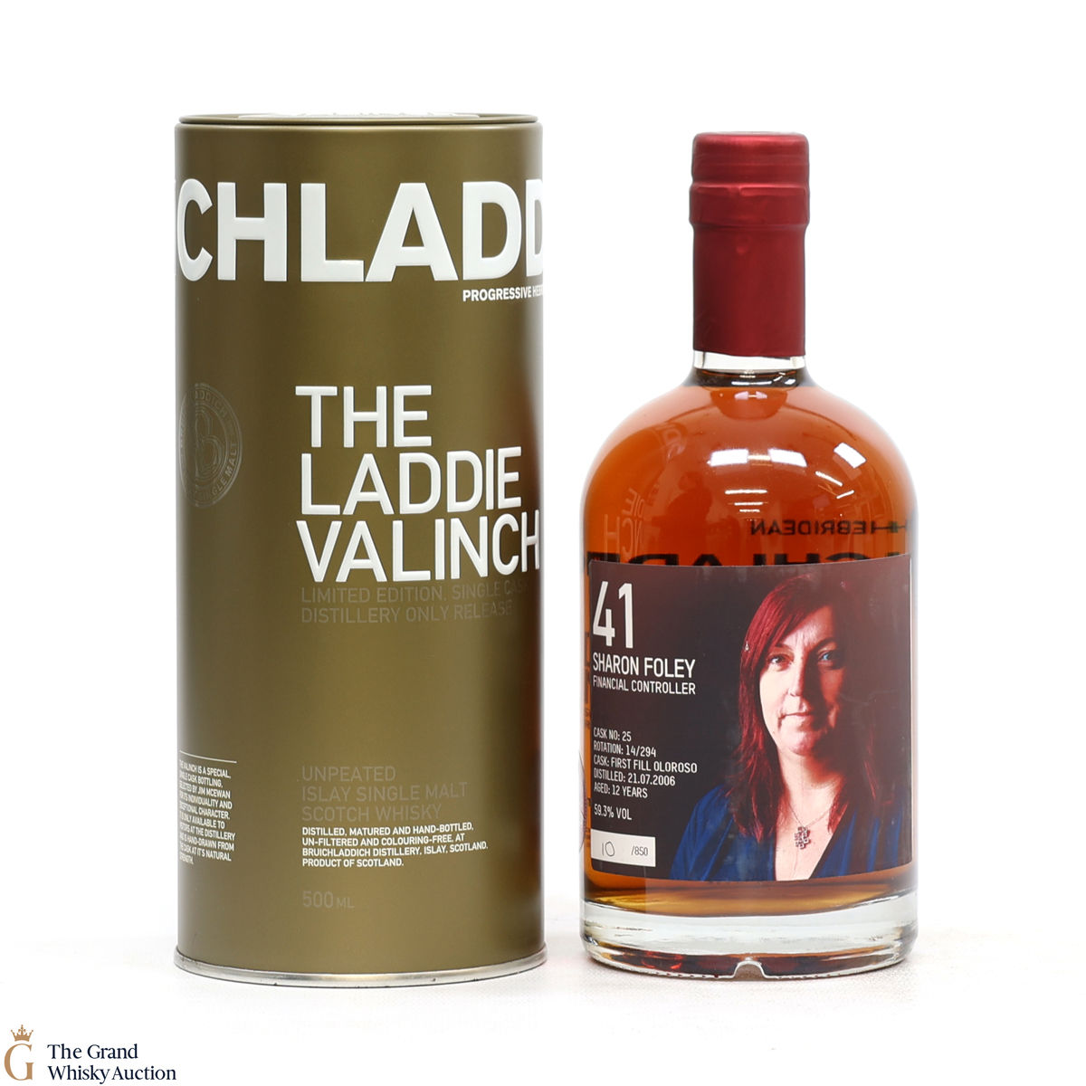 Bruichladdich - 12 Year Old - Valinch 41 - Sharon Foley (50cl)