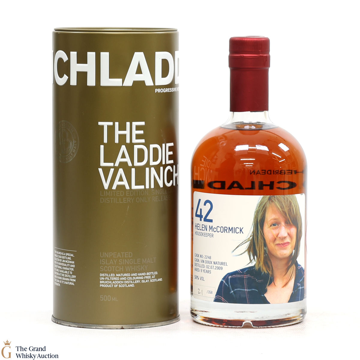 Bruichladdich - 9 Year Old - Valinch 42 - Helen McCormick (50cl)