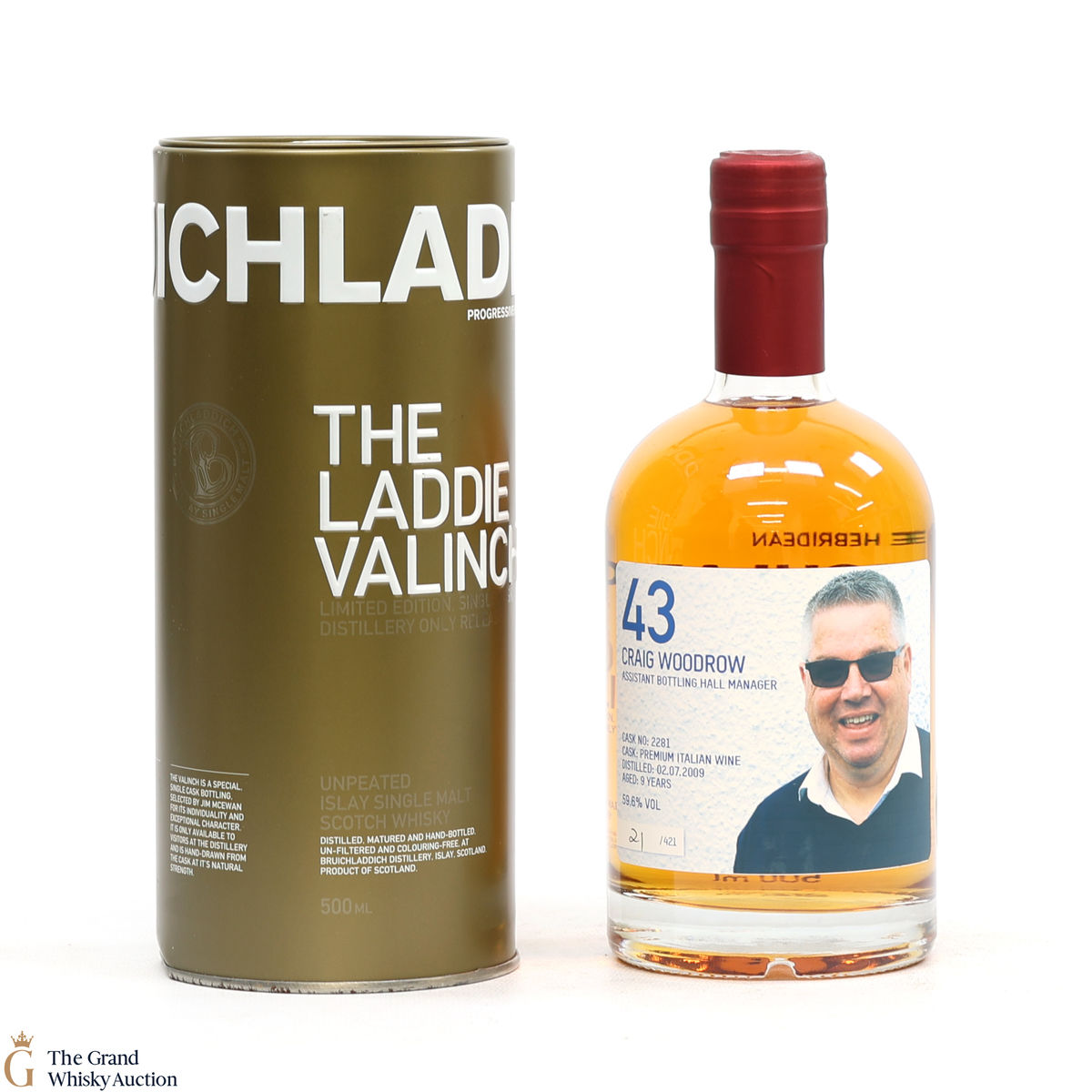 Bruichladdich - 9 Year Old - Valinch 43 - Craig Woodrow (50cl)