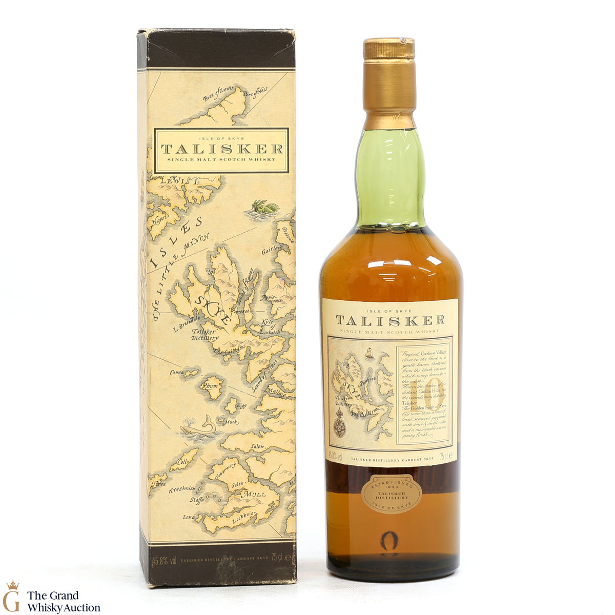 Talisker - 10 Year Old - Map Label (75cl)