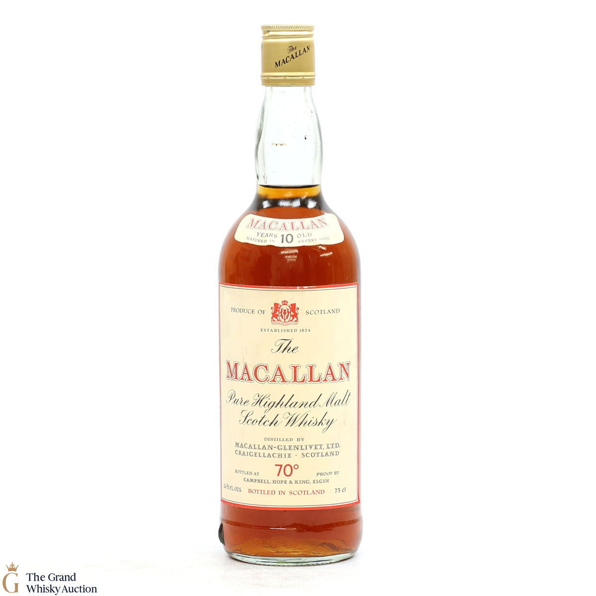 Macallan Glenlivet - 10 Year Old 70 Proof - Campbell, Hope & King 75cl