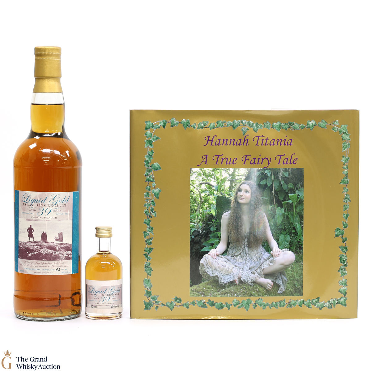 Bruichladdich - 39 Year Old 1971 - Liquid Gold (70cl + 5cl + Book)