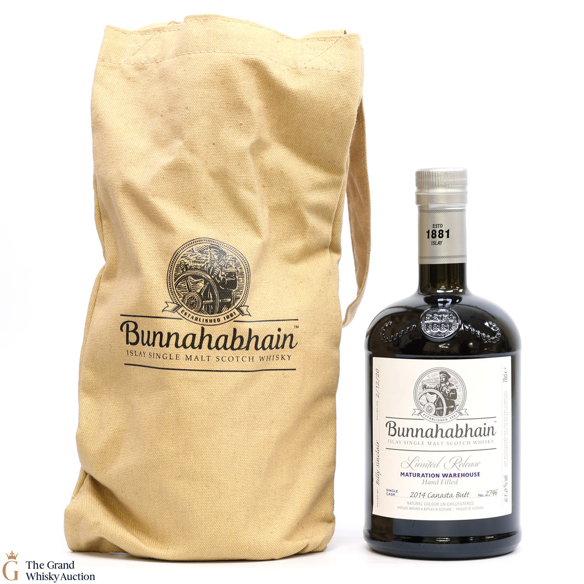 Bunnahabhain - 2014 Canasta Butt #2746 Hand Fill 