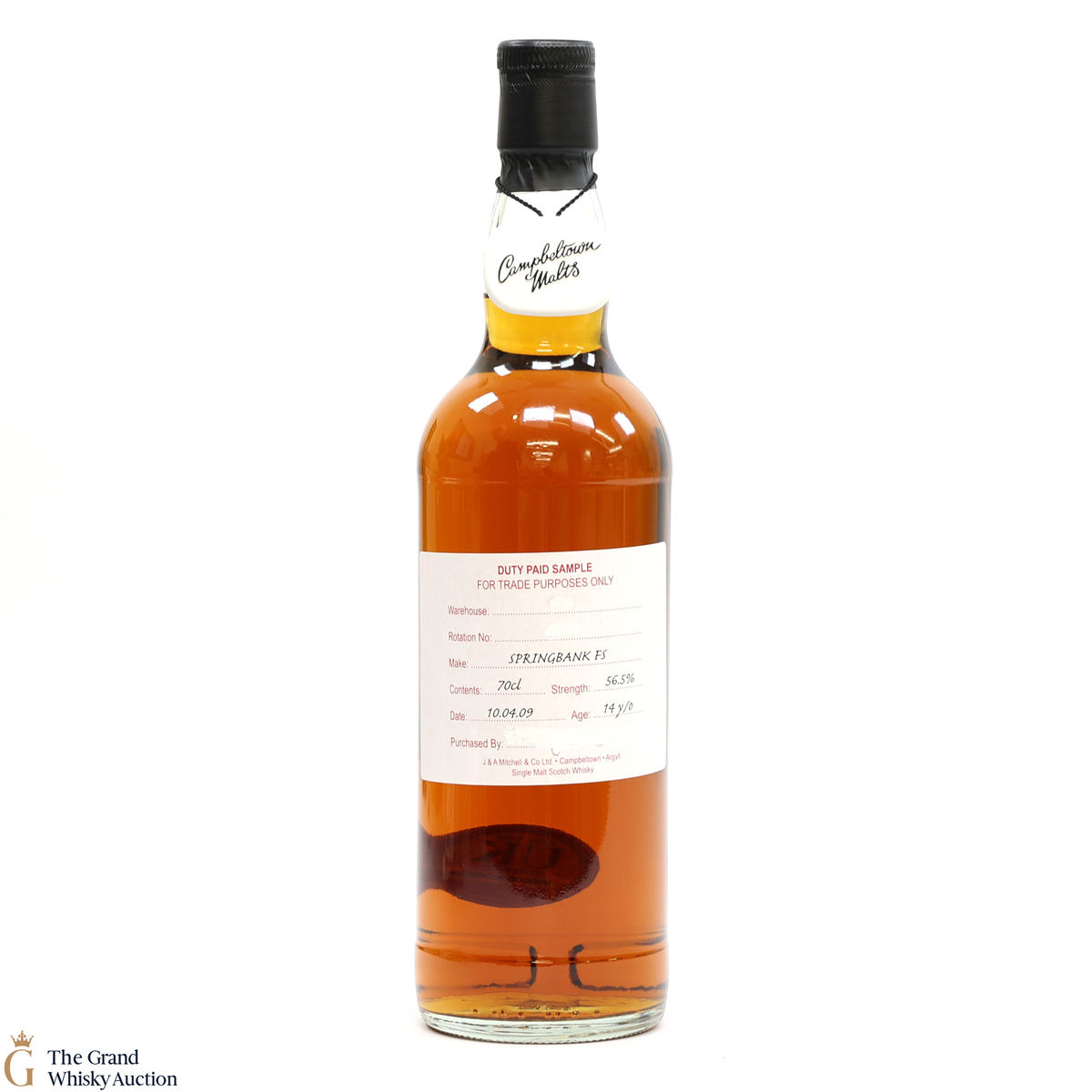 Springbank - 14 Year Old 2009 Fresh Sherry - Duty Paid Sample 56.5%
