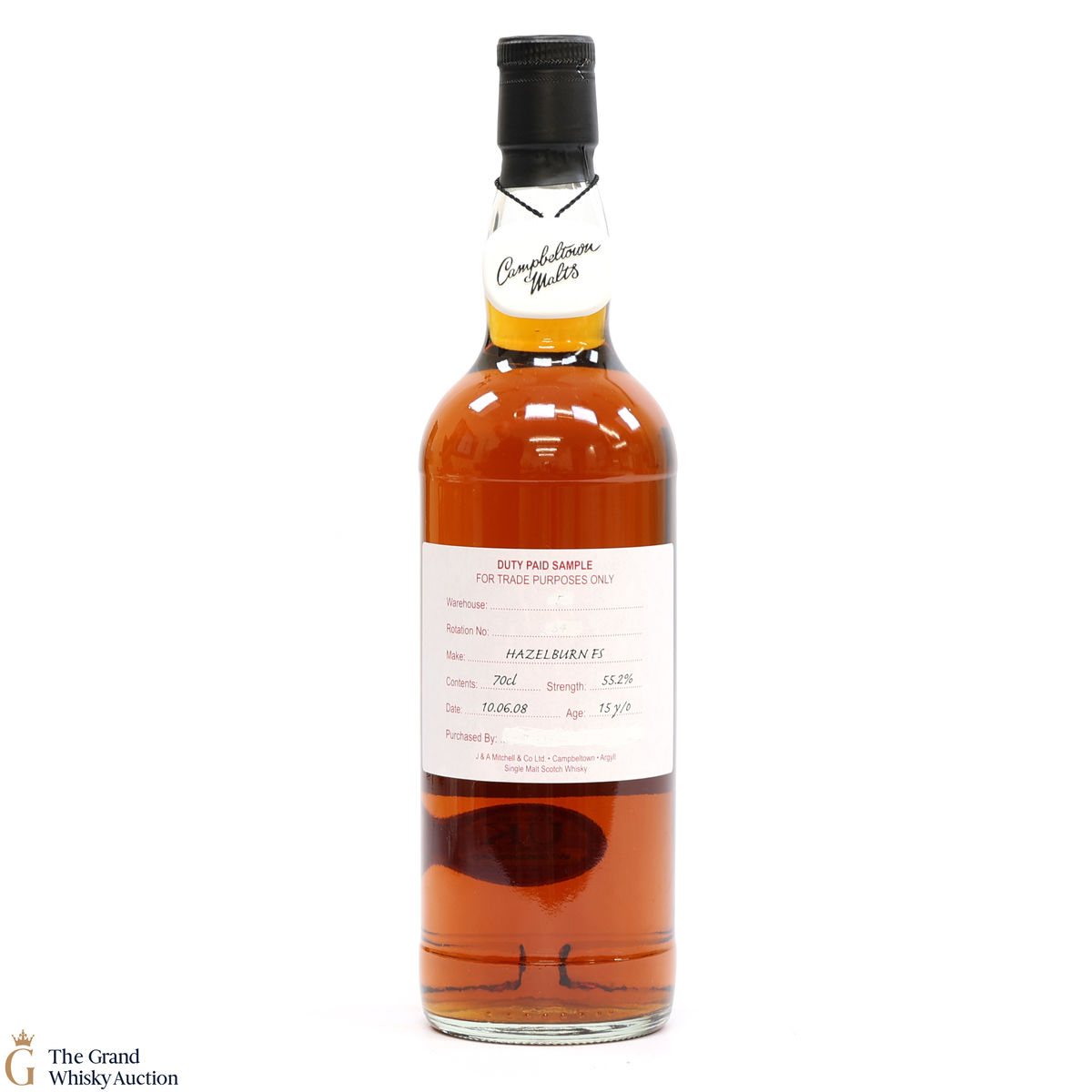 Hazelburn - 15 Year Old 2008 Fresh Sherry - Duty Paid Sample 55.2%