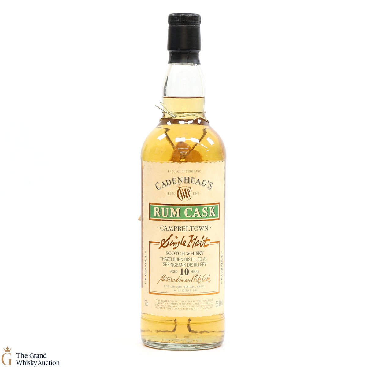 Hazelburn - 10 Year Old - Rum Cask - Cadenhead's