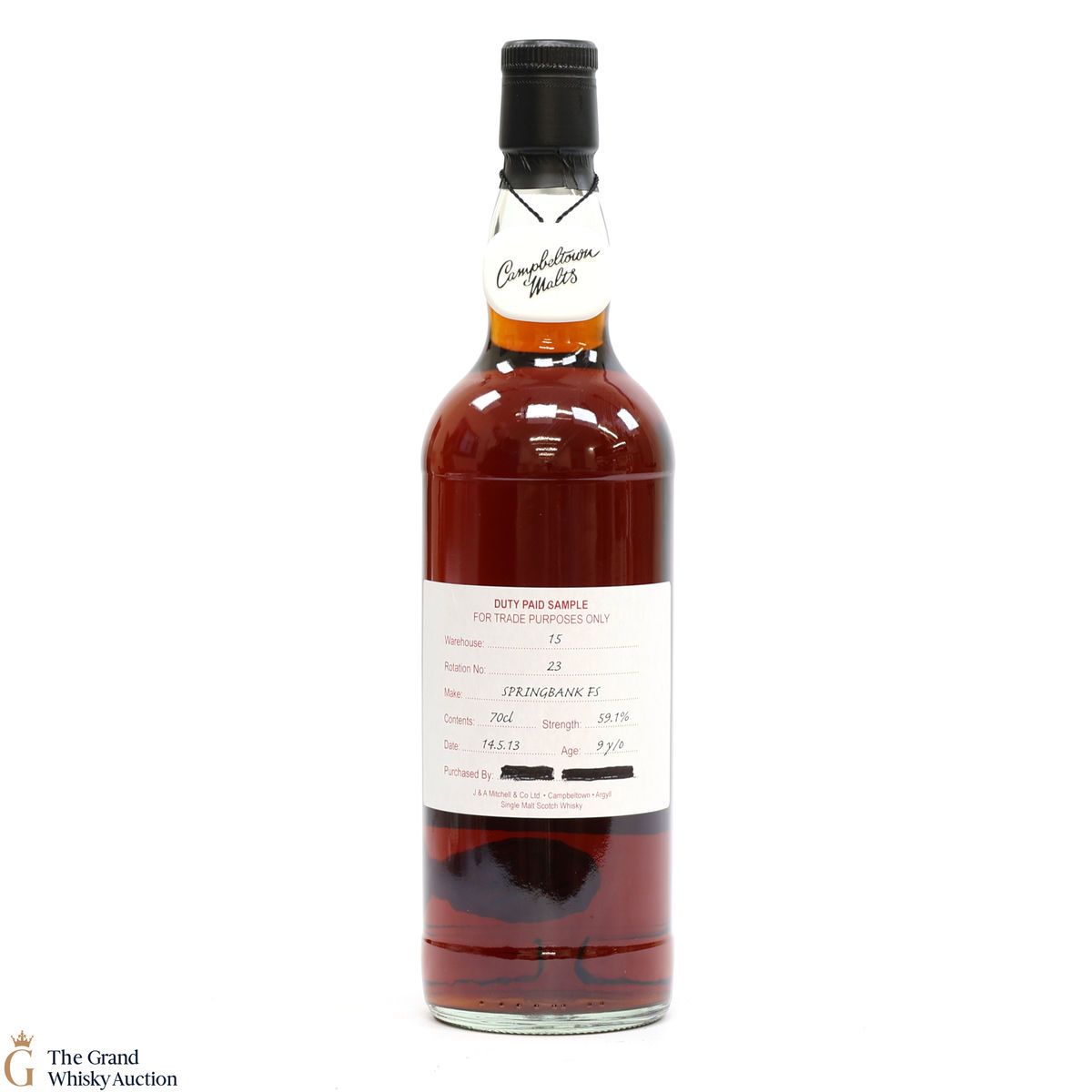 Springbank - 9 Year Old 2013 Fresh Sherry - Duty Paid Sample 59.1%