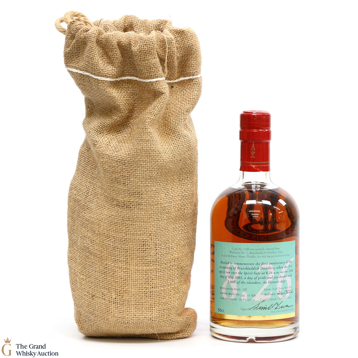 Bruichladdich - 1983 Cask #1330 Valinch (50cl)