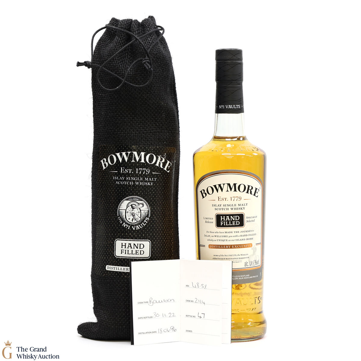 Bowmore - 26 Year Old 1996 - Bourbon #2114 Hand Fill 2022