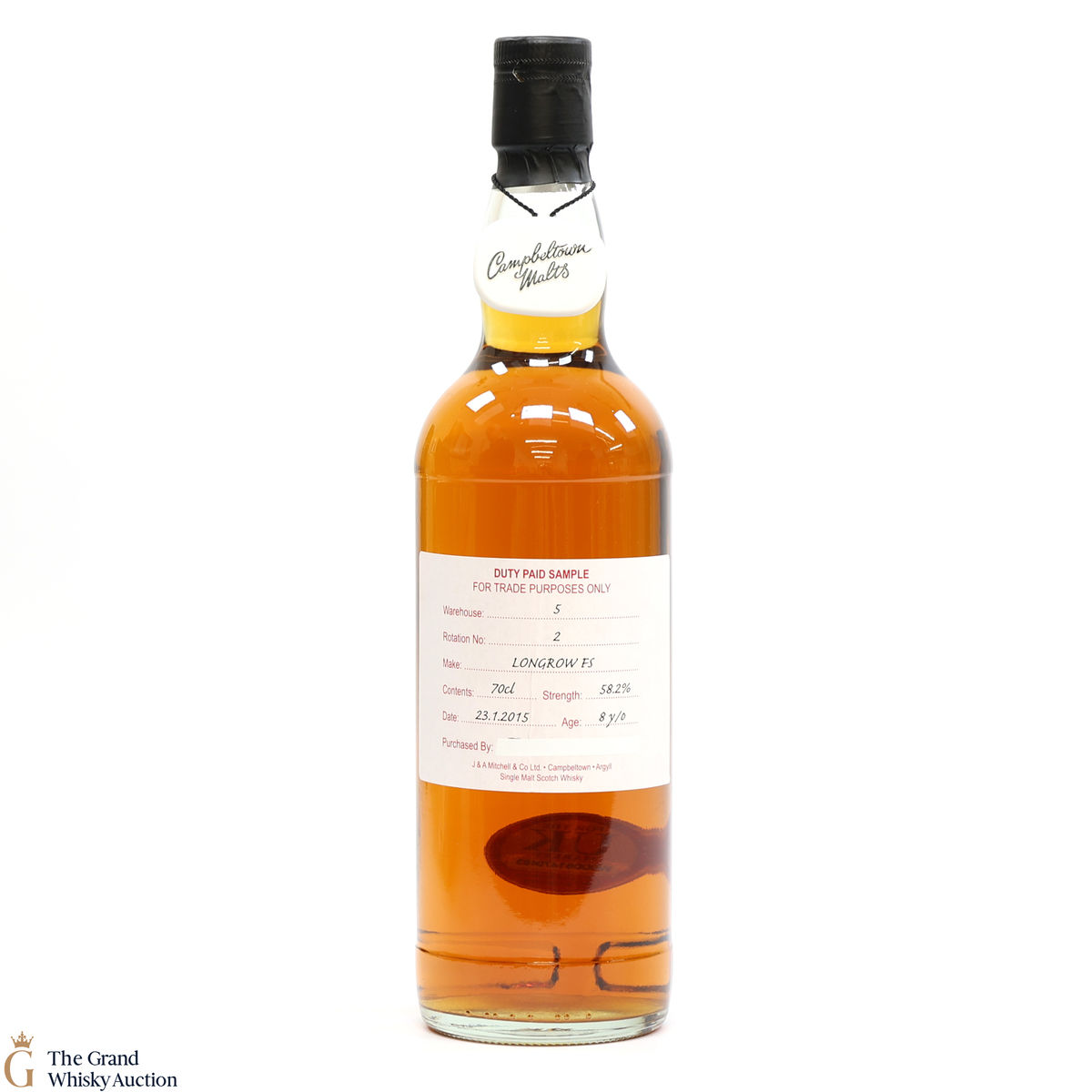 Longrow - 8 Year Old 2015 Fresh Sherry - Duty Paid Sample 58.2%