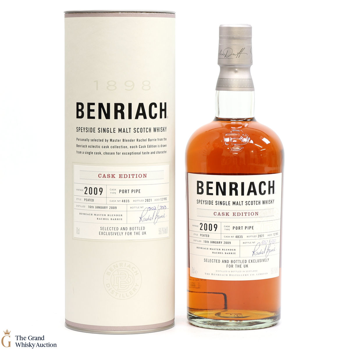 Benriach - 12 Year Old 2009 Port Pipe - Cask Edition
