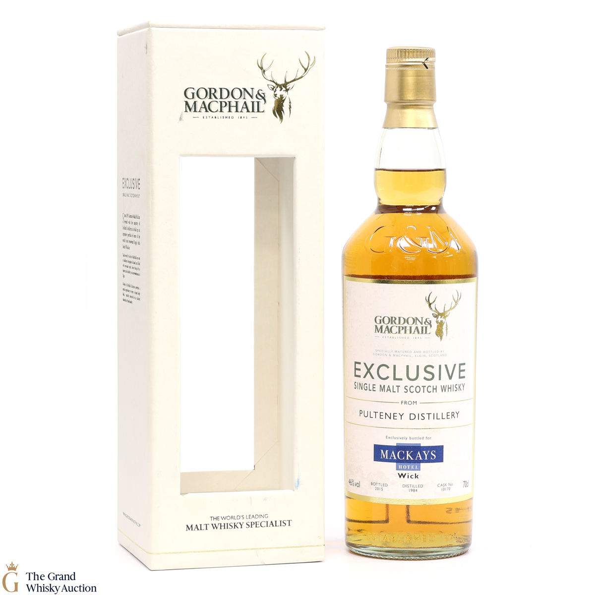 Old Pulteney - 1984 #10170 - Gordon & MacPhail - Mackays Hotel Wick 