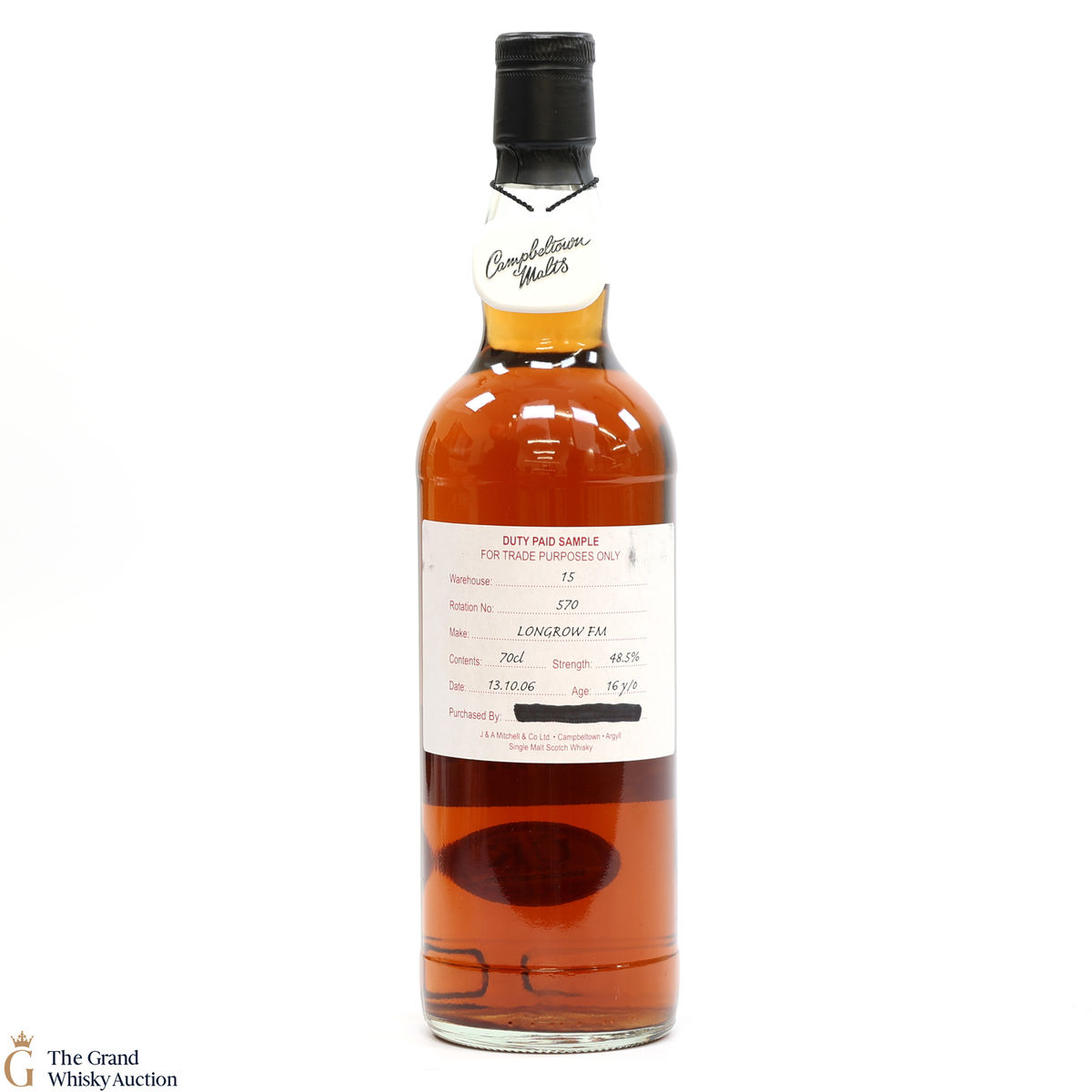 Longrow - 16 Year Old 2006 Fresh Maderia - Duty Paid Sample 48.5%
