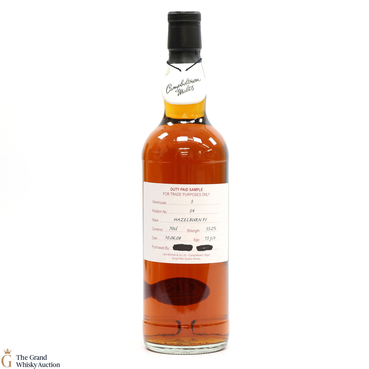 Hazelburn - 15 Year Old 2008 Fresh Sherry - Duty Paid Sample 55.2%